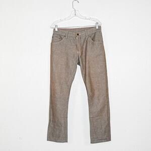 RALEIGH Denim $245 Men's JONES Linen blend Denim Jeans Linen Flax Size 29
